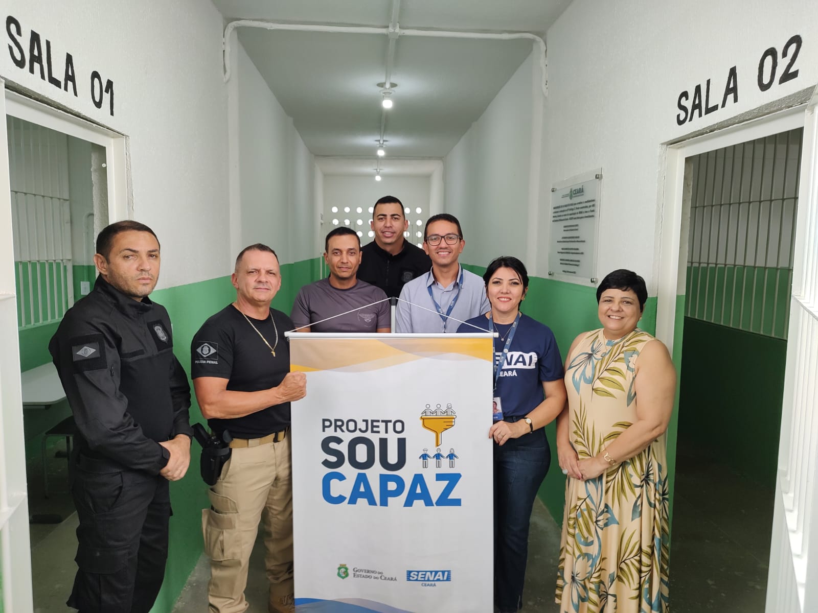 Unidade prisional inaugura 4 novas salas de aula construídas por internos capacitados pelo Senai