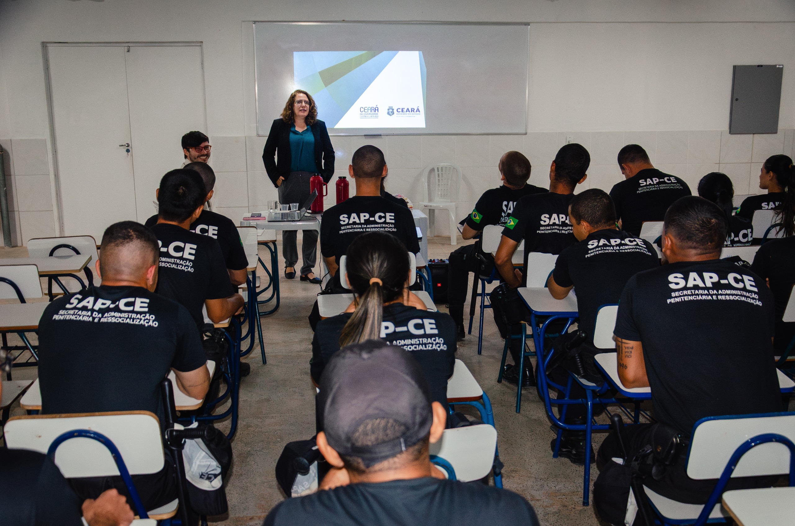 SAP e Secretaria da Diversidade promovem letramento em diversidade para alunos do curso de formação seletivo dos novos policiais penais do Ceará