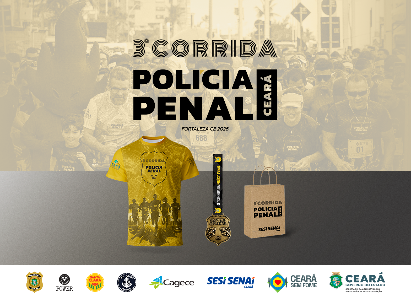 SAP abre inscrições para a 3ª Corrida da Polícia Penal