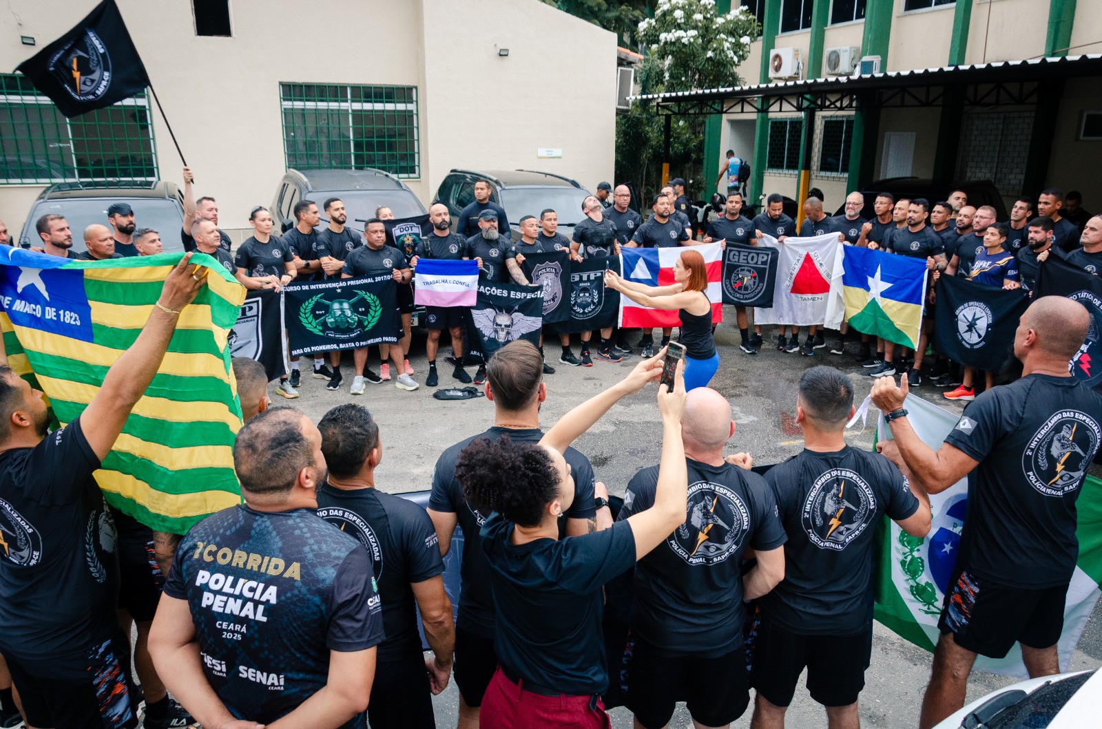 Abertura do 2ª Intercâmbio das Polícias Penais Especializadas do Brasil conta com a presença de 18 estados da Federação